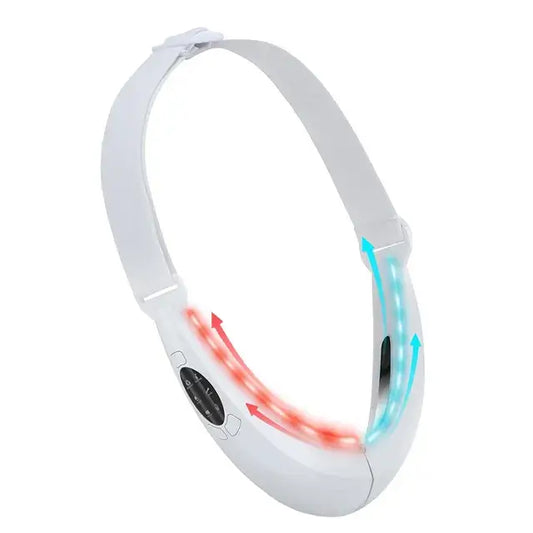 Face lifting belt for a youthful look and firm skin, powered by modern tech. Beautycom.