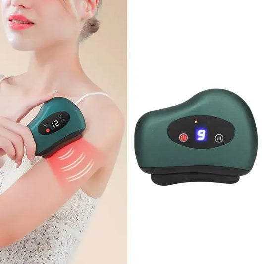 Electric Gua Sha massager for facial lifting and toning. Beautycom.  